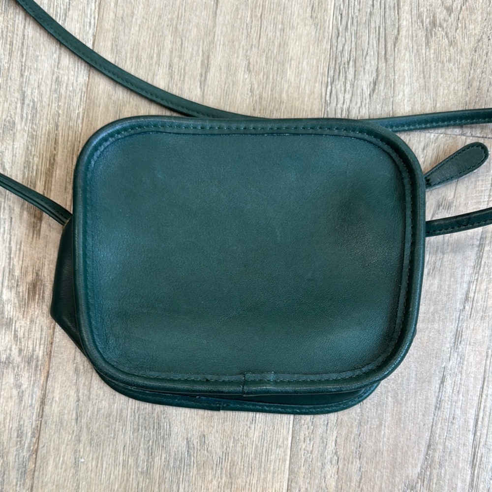 Vintage Classic Hadley Zip Bag Emerald Green - Picture 3 of 12